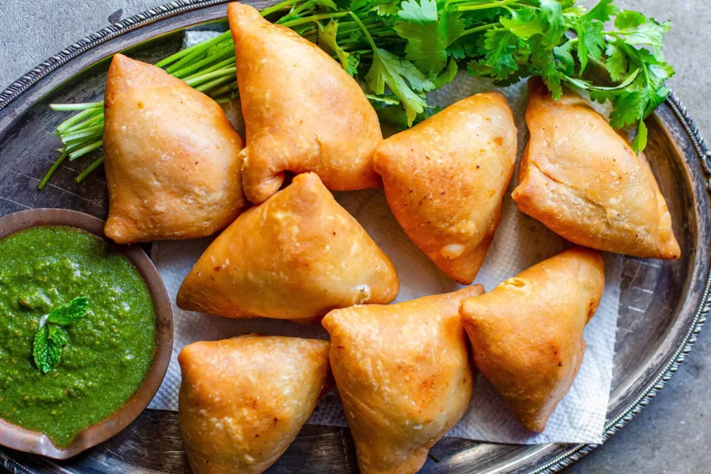 Matar Paneer Samosa